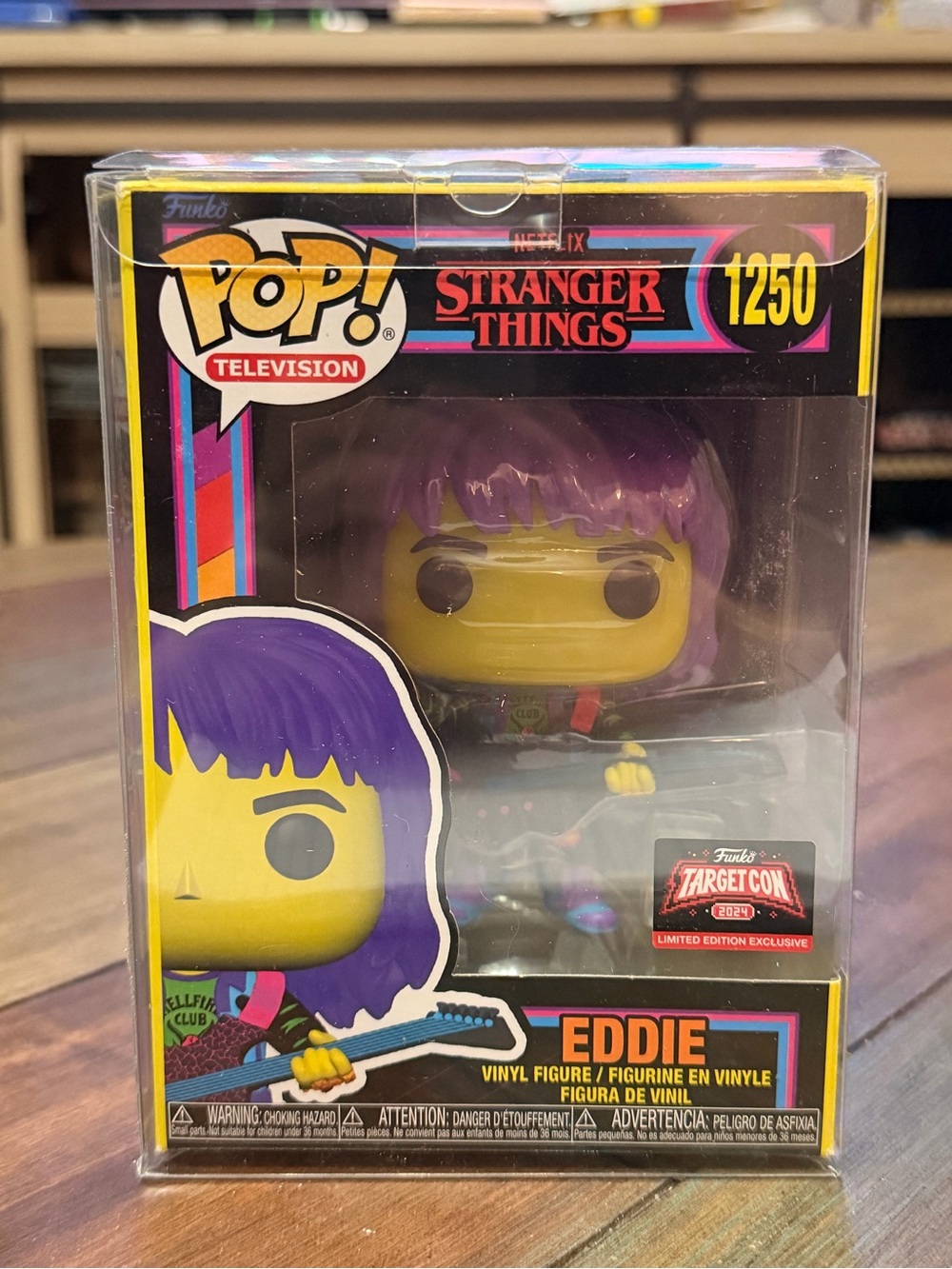 Funko Pop Television Stranger Things Eddie - Purple & Yellow